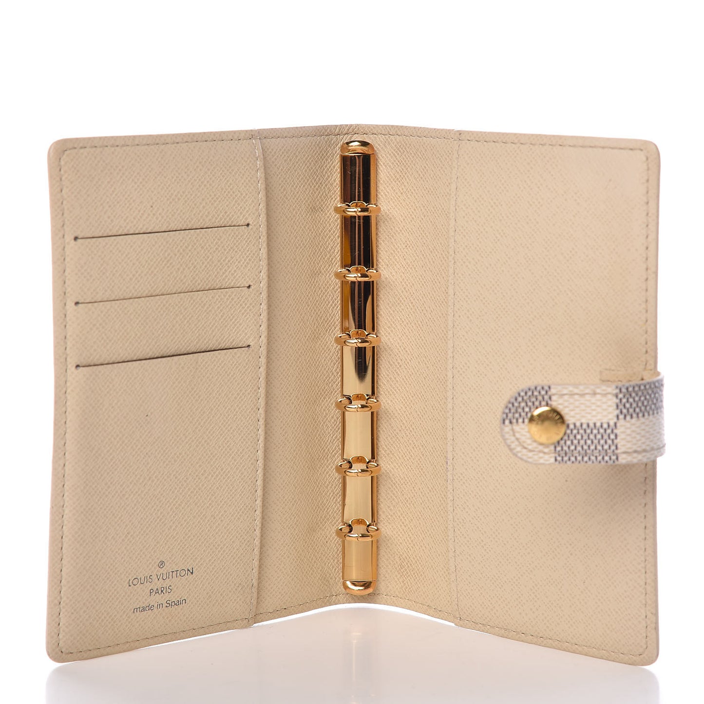 Damier Azur Small Ring Agenda Cover
