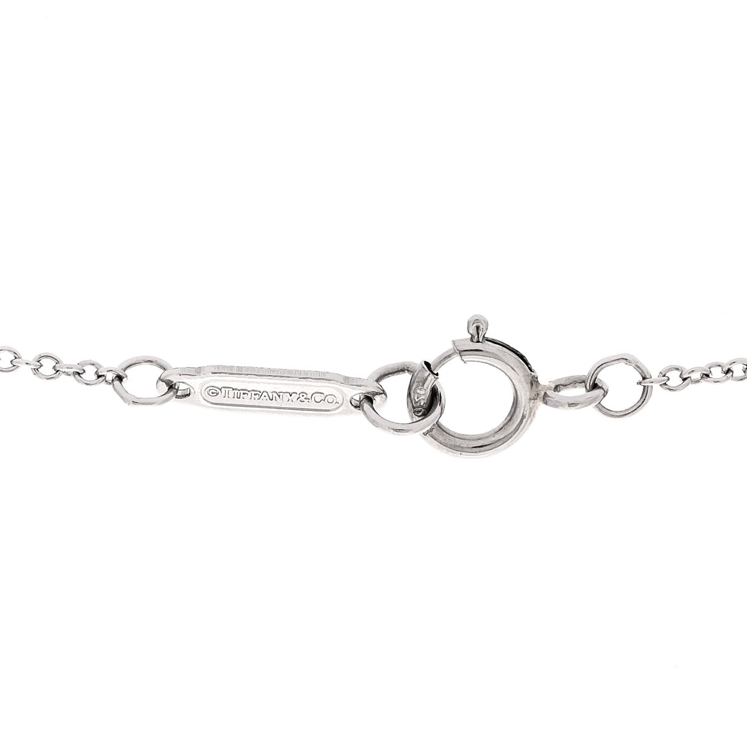 Tiffany Platinum Diamond Small Victoria Necklace 4 of 5