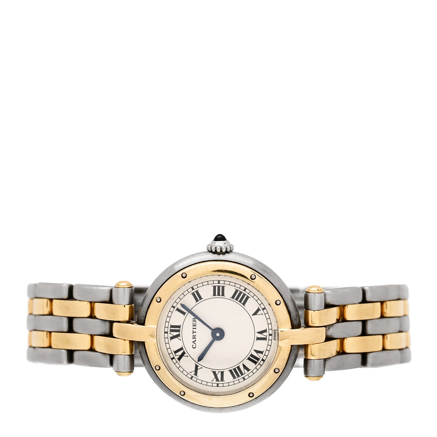 Stainless Steel 18K Yellow Gold 24mm Panthere Vendome Quartz Watch