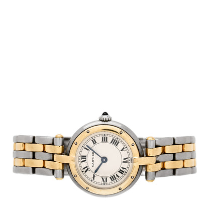 Cartier Stainless Steel 18K Yellow Gold 24mm Panthere Vendome Quartz Watch 2 of 4