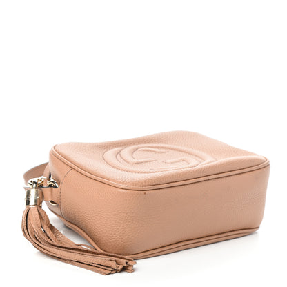 Gucci Pebbled Calfskin Small Soho Disco Bag Rose Beige 4 of 9