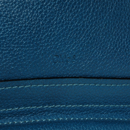 Chloe Calfskin Medium Military Paraty Peacock Blue 12 of 13