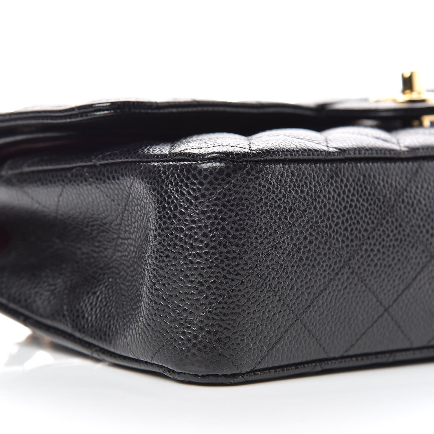 Chanel Caviar Quilted Medium Double Flap Black 10 of 12