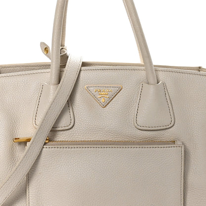 Prada Vitello Daino Shopping Tote Talco 7 of 11