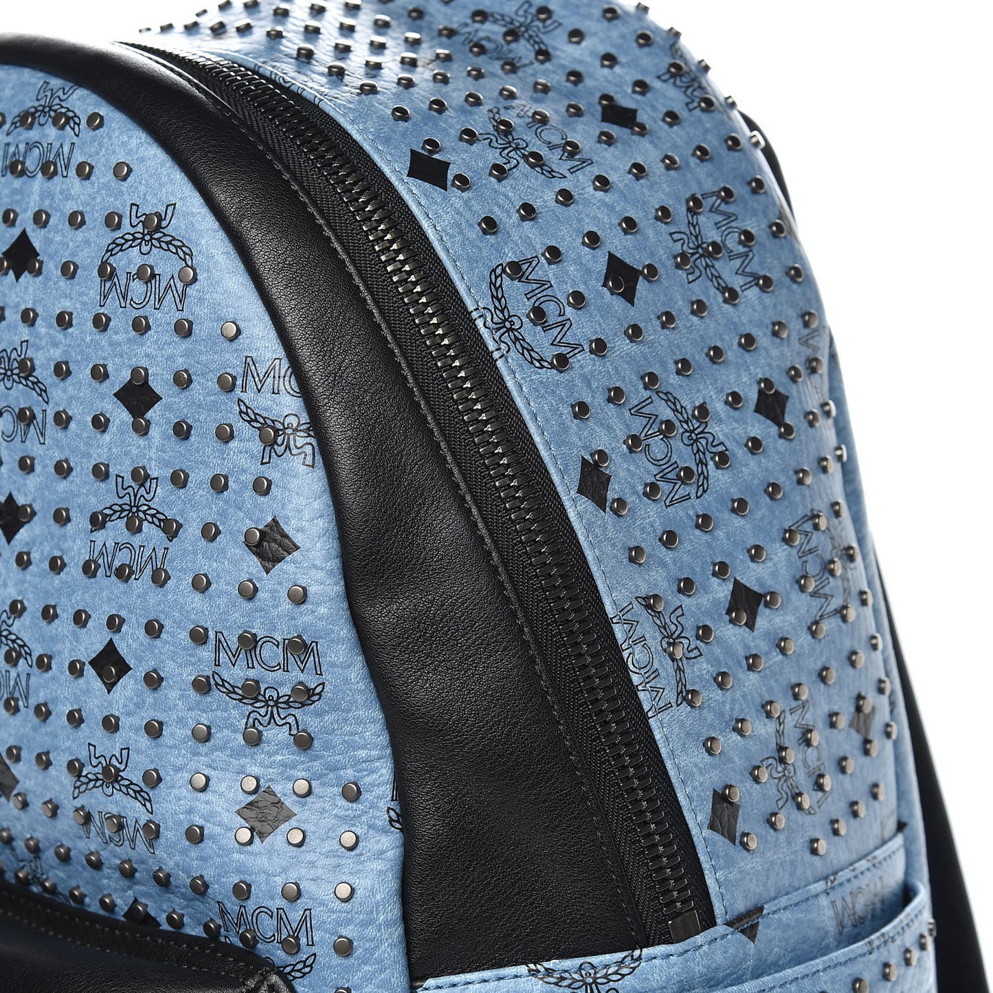 Visetos Studded Medium Backpack Blue