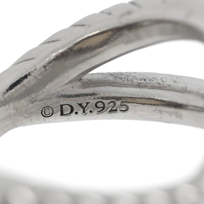 David Yurman Sterling Silver Citrine 11mm Infinity Ring 52 6 5 of 5