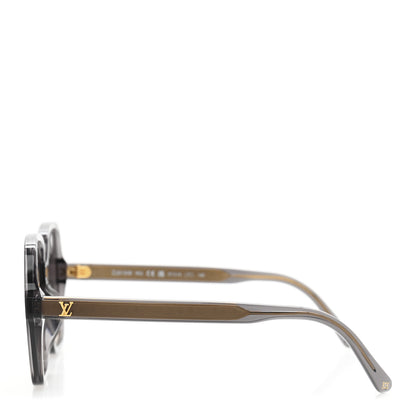 Louis Vuitton Acetate Aura Square Sunglasses Z2819W Anthracite Gray 3 of 8
