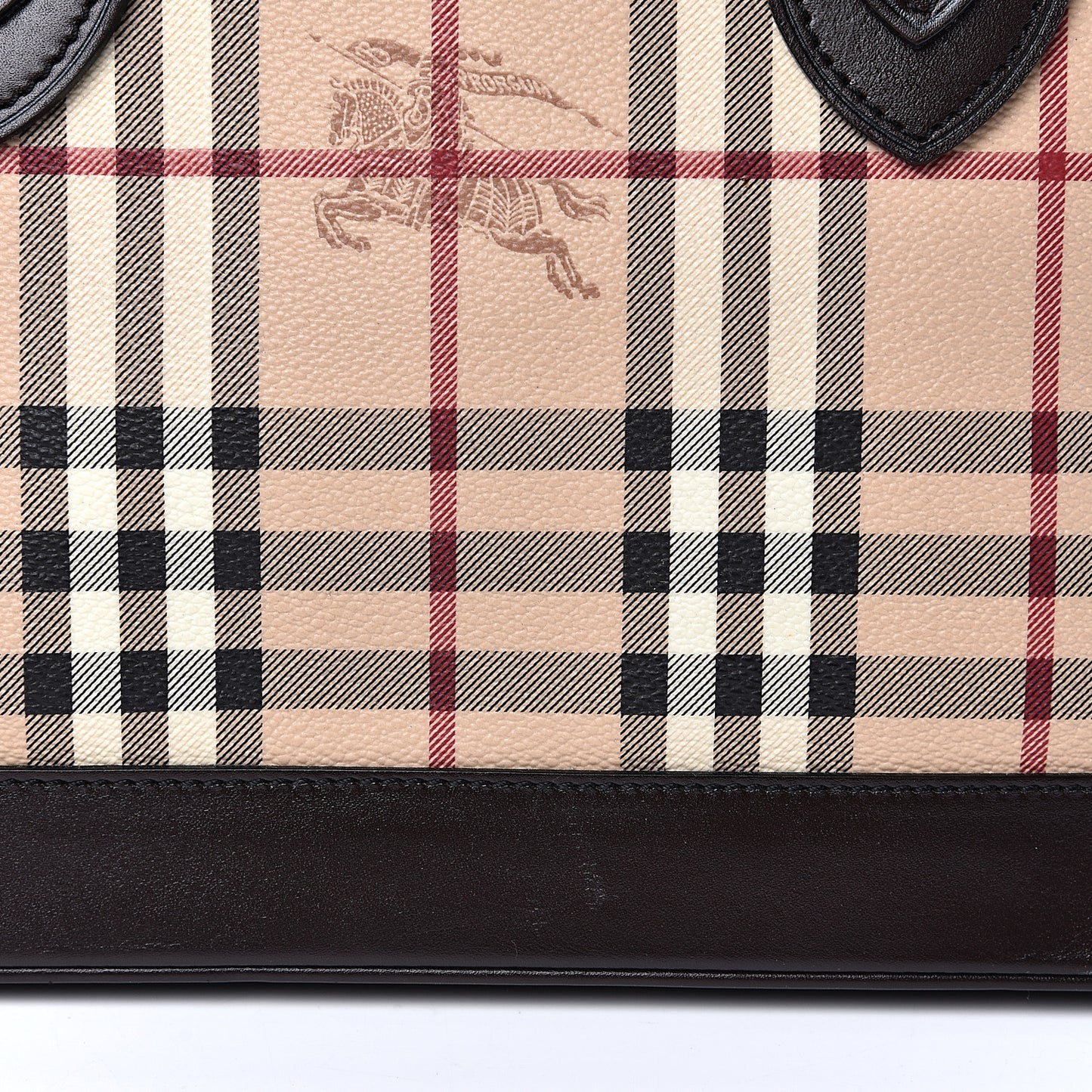 Haymarket Check Tote Chocolate