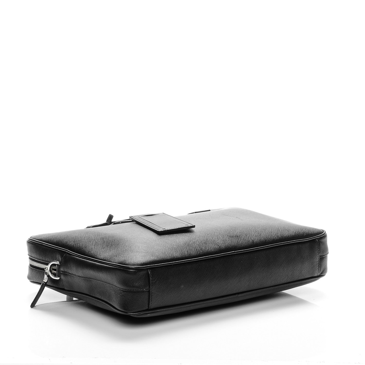 Prada Saffiano Travel Briefcase Nero Black 4 of 8