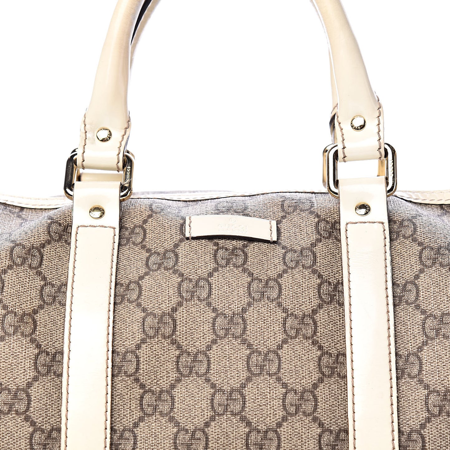 GG Plus Monogram Medium Joy Boston Off White