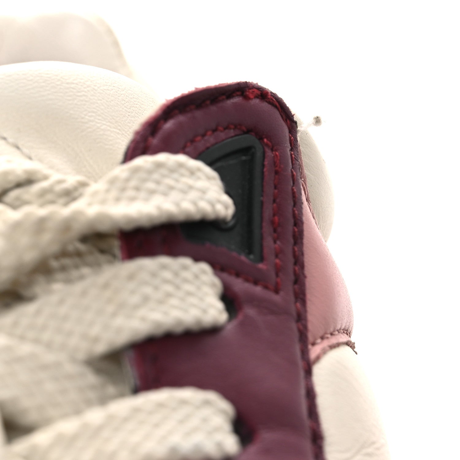 Chanel Calfskin CC Sneakers 38.5 Light Burgundy White Pink 13 of 14
