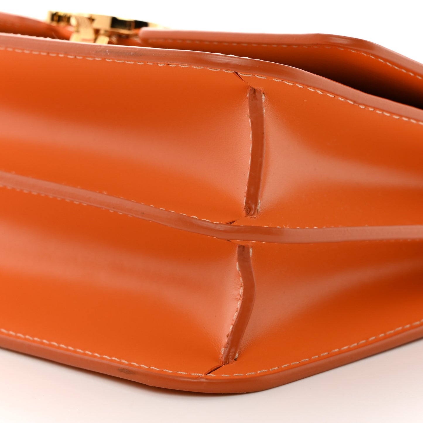 Canvas Calfskin Small TB Bag Orange