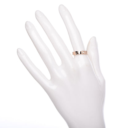 Cartier 18K Pink Gold Diamond 3.5mm LOVE Wedding Band Ring 54 6.75 2 of 4