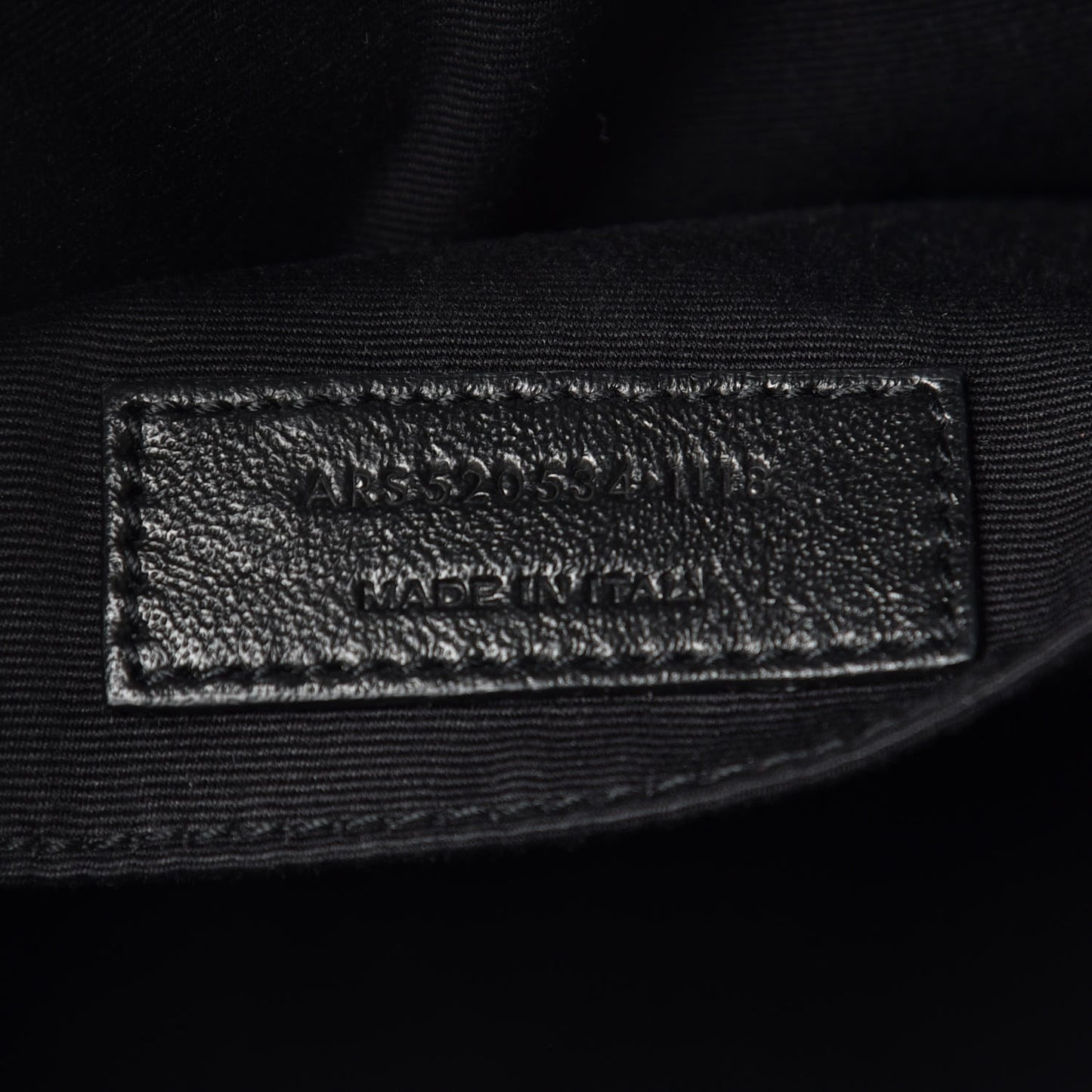 Calfskin Matelasse Monogram Lou Camera Bag Black
