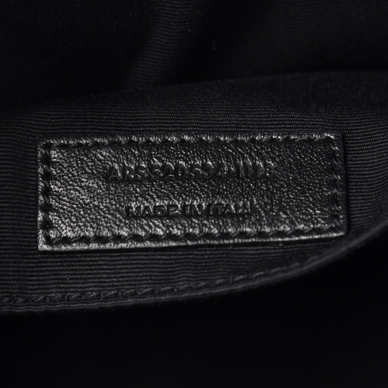 Saint Laurent Calfskin Matelasse Monogram Lou Camera Bag Black 7 of 10