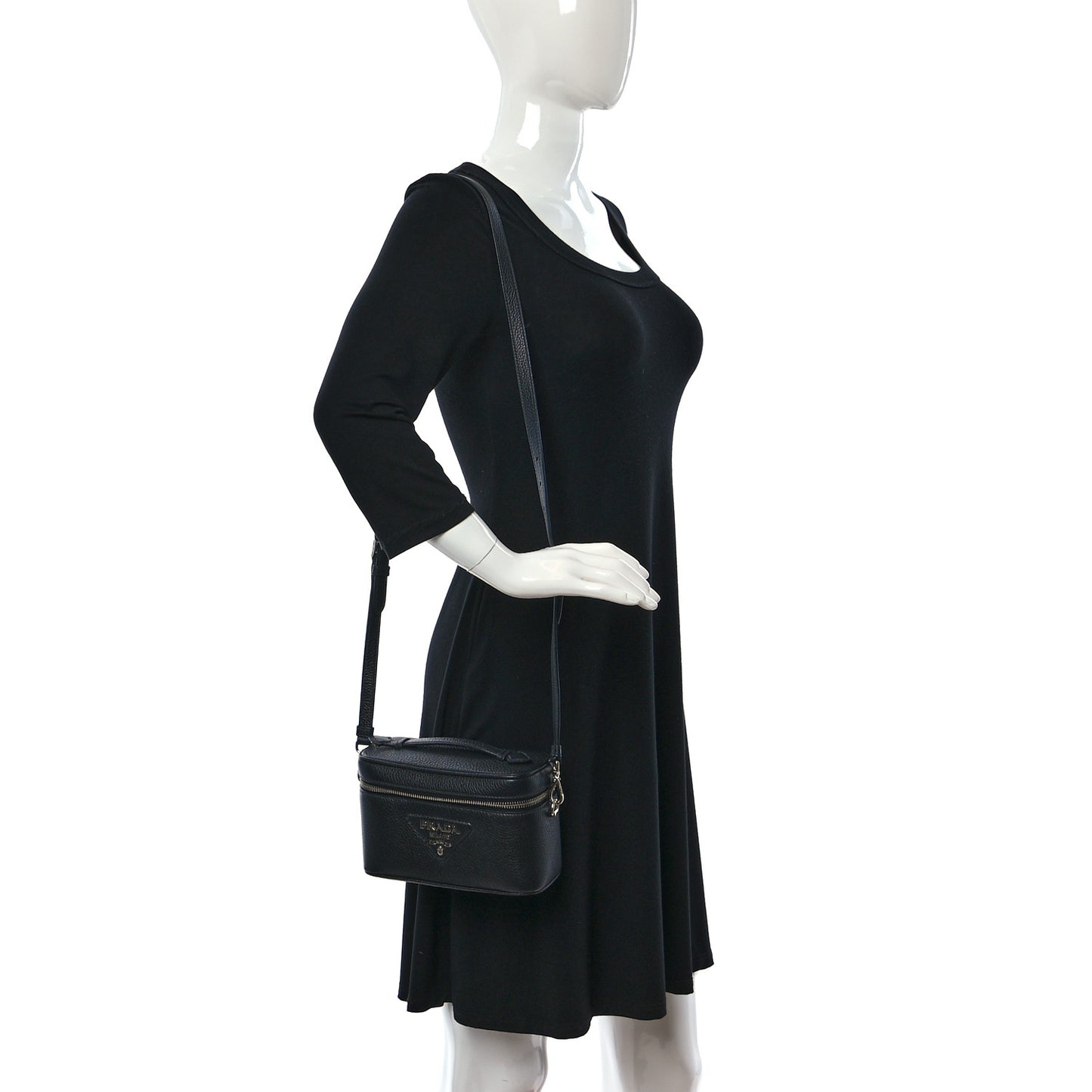 Vitello Daino Mini Bag Black