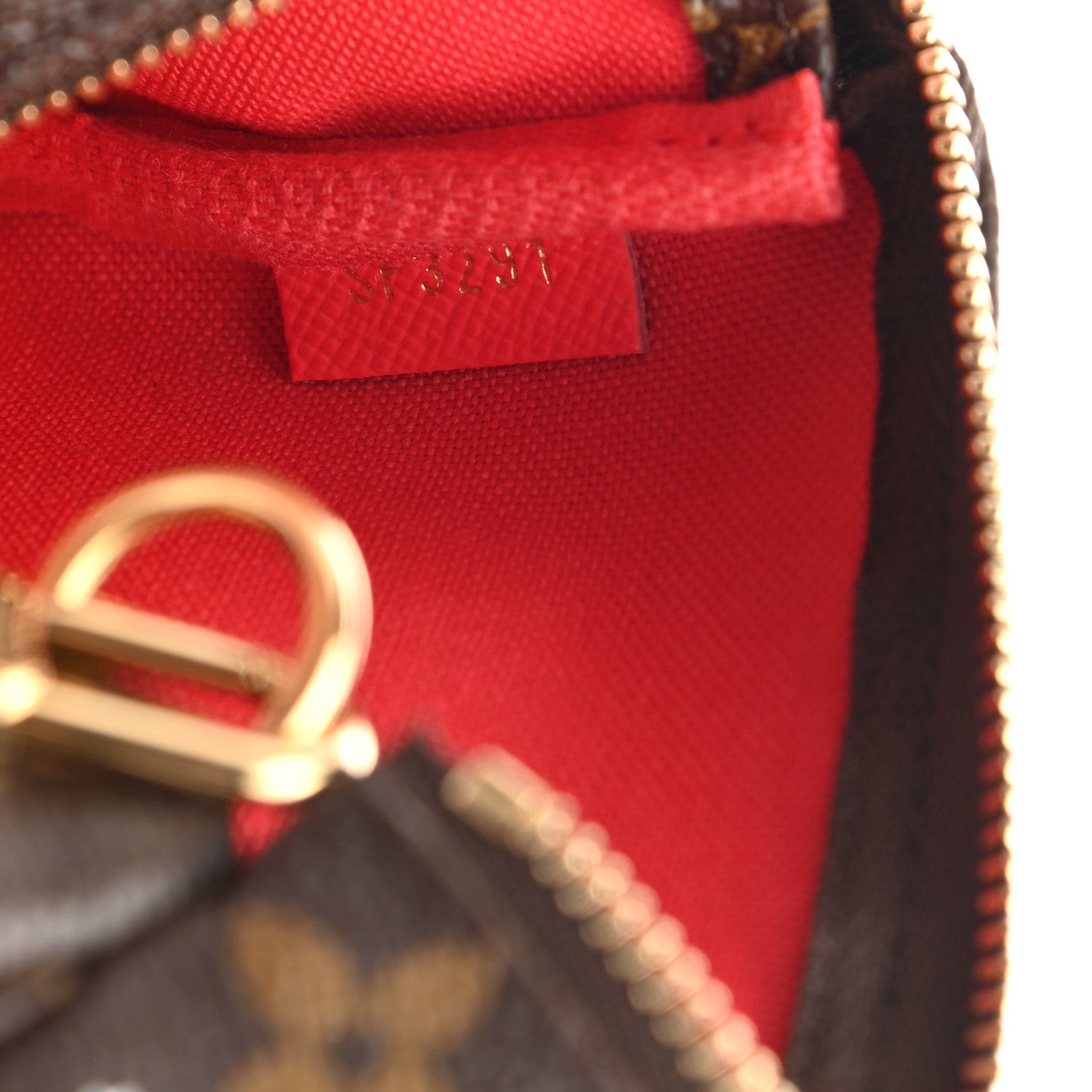 Louis Vuitton Monogram 2021 Christmas Animation London Mini Pochette Accessories Red 7 of 7