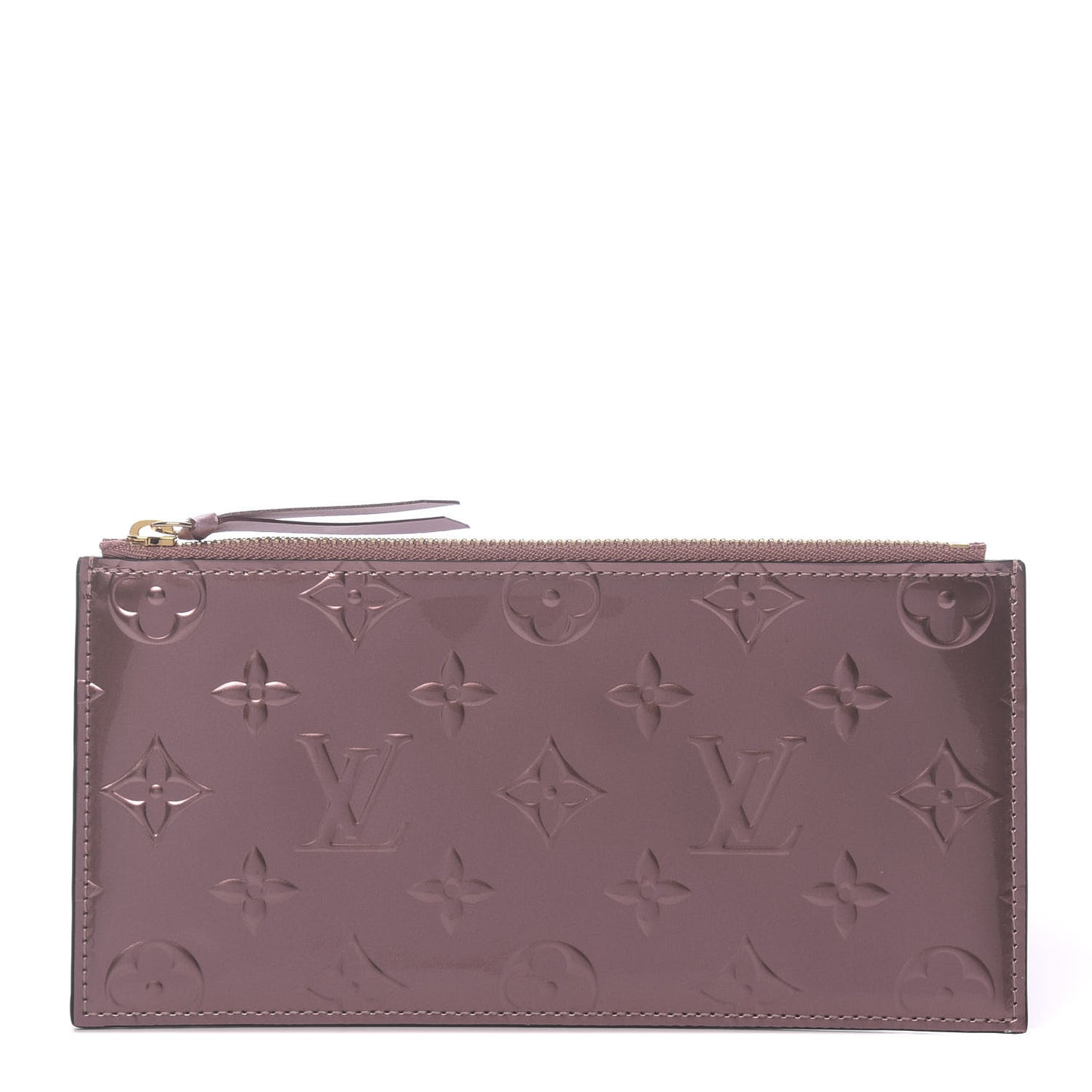 Vernis Felicie Chain Wallet Zippered Insert Rose Cuivre
