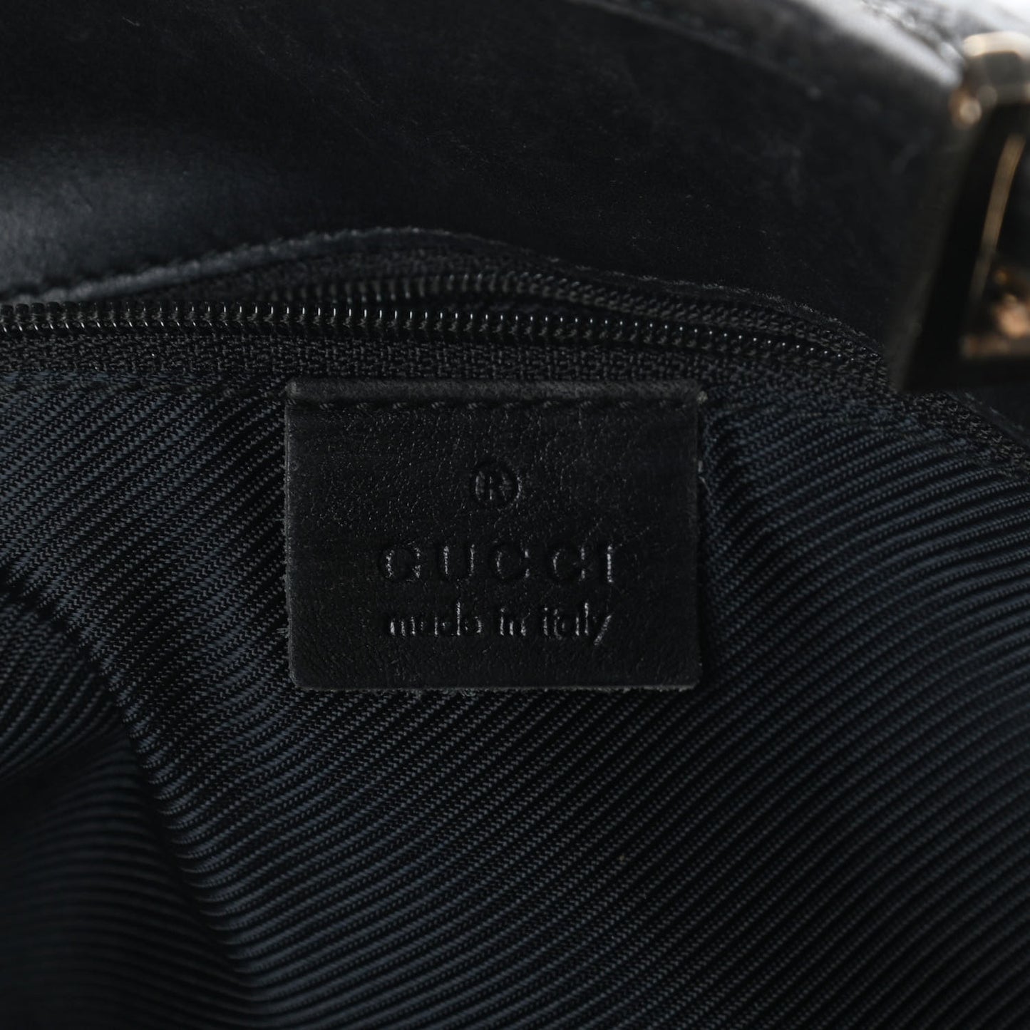 Monogram Large Bucket Tote Black