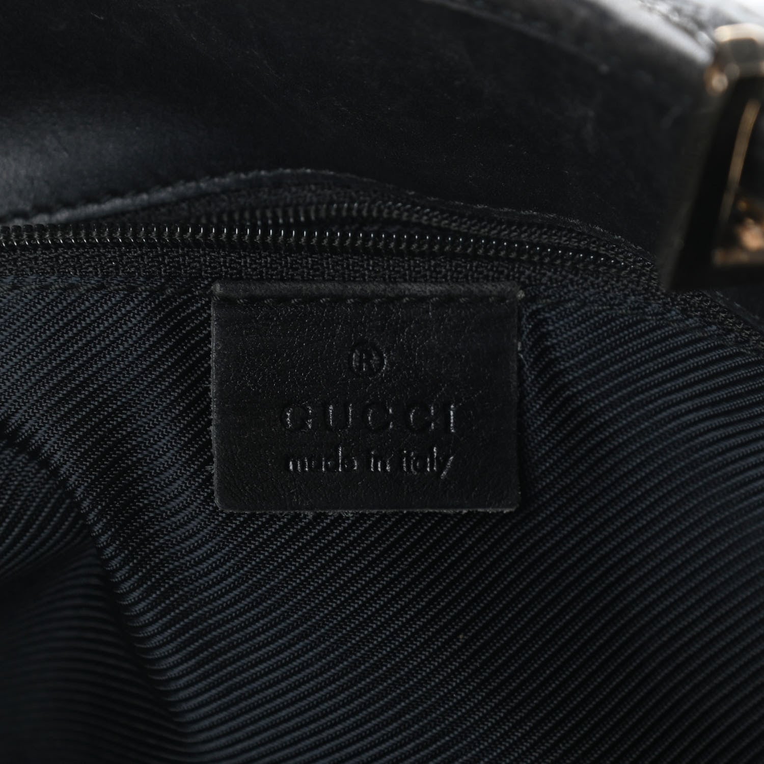Gucci Monogram Large Bucket Tote Black 6 of 10