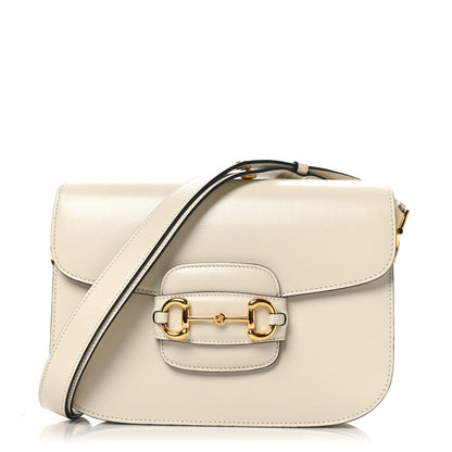Gucci Azalea Calfskin Horsebit 1955 Shoulder Bag Mystic White 1 of 10