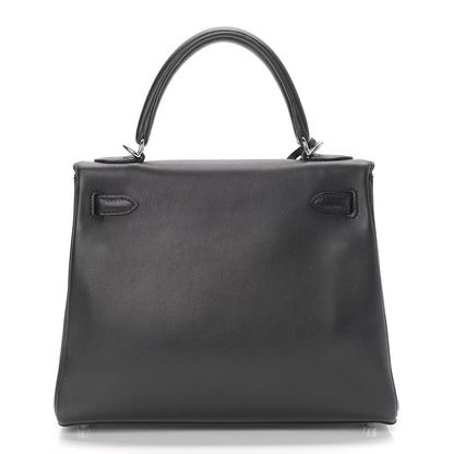 Hermes Swift Kelly Retourne 25 Black 4 of 35
