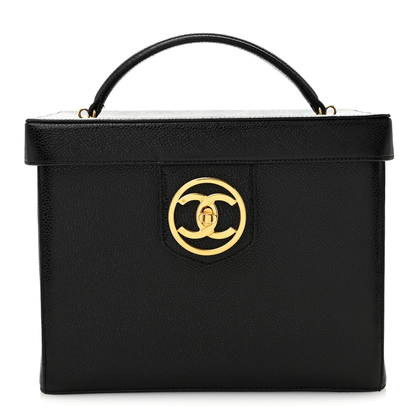Caviar Vanity Train Case Black