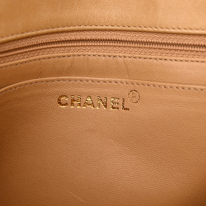 Chanel Lambskin Quilted Flap Shoulder Bag Beige 6 of 18