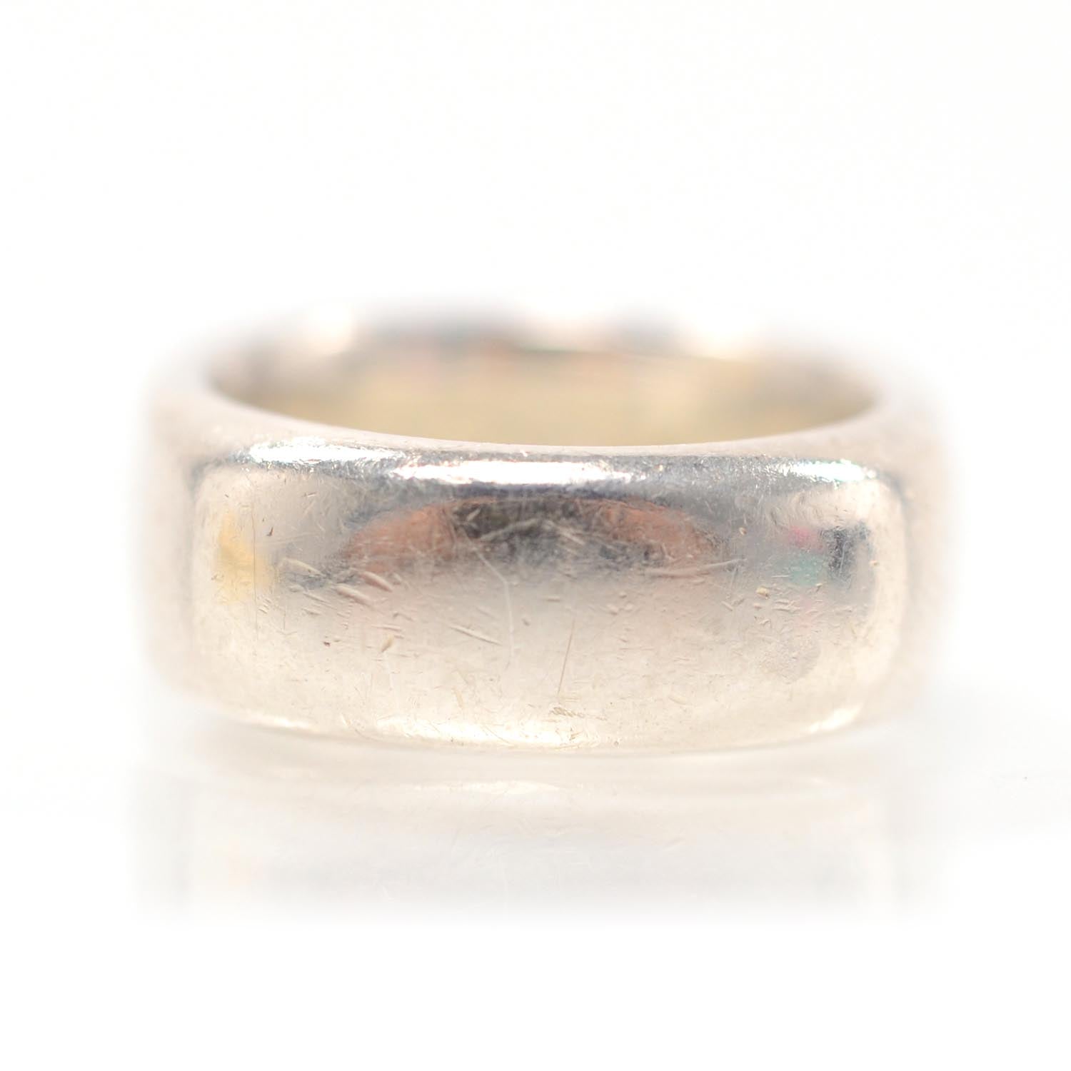 Tiffany Sterling Silver Cushion Ring 5.5 3 of 5