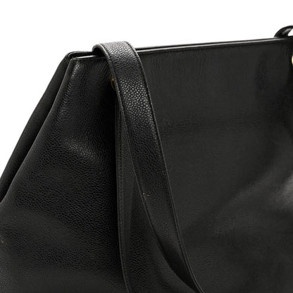 Chanel Caviar CC Timeless Tote Black 14 of 16