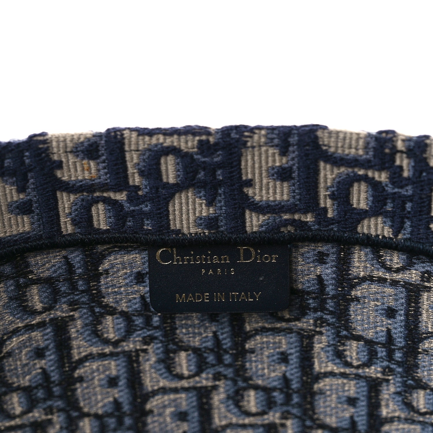Christian Dior Oblique Large Book Tote Blue Multicolor 6 of 12