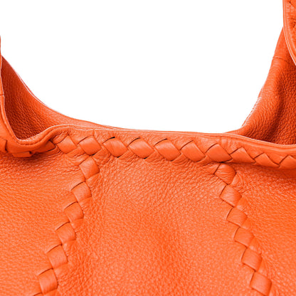 Bottega Veneta Cervo Deerskin Large Hobo Tangerine 10 of 10
