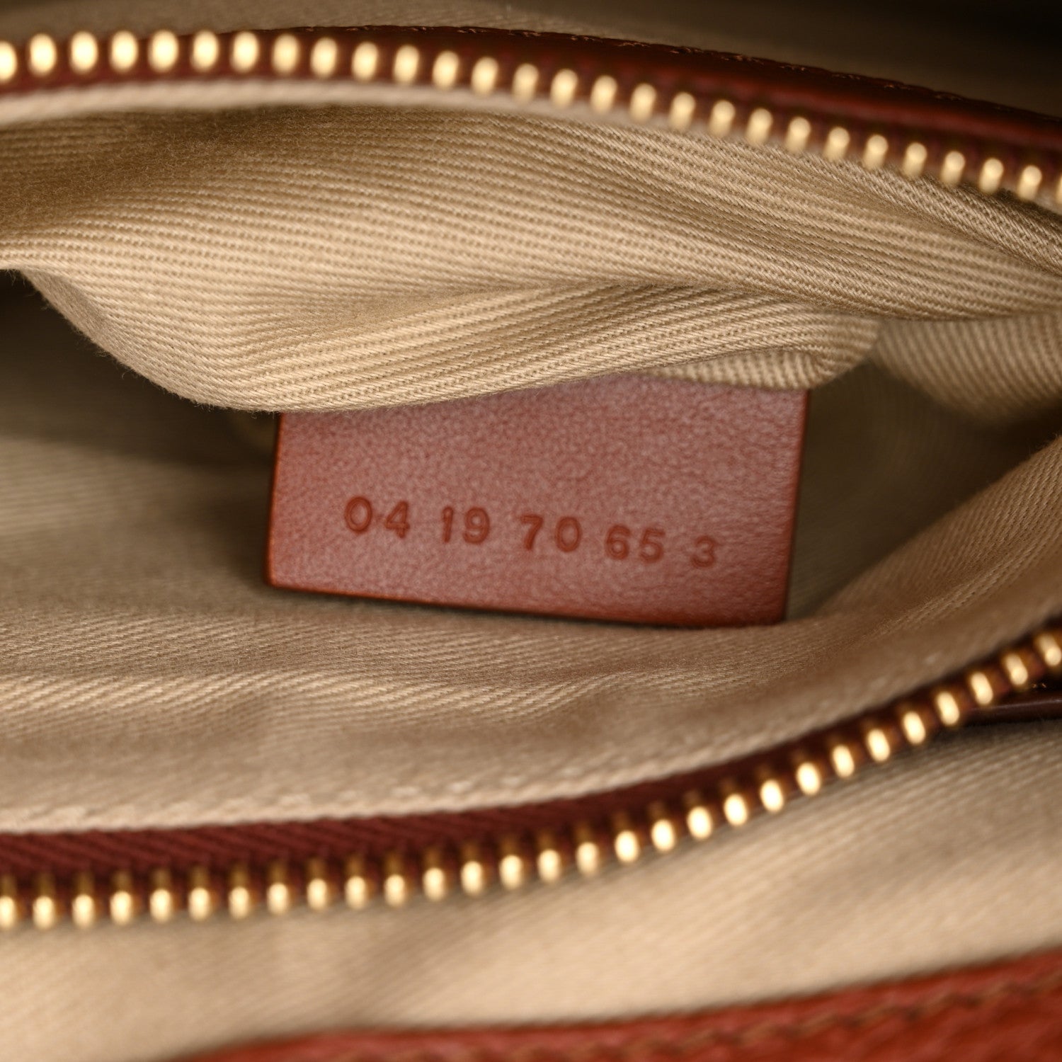 Chloe Shiny Grained Calfskin Medium Aby Day Shoulder Bag Sepia Brown 6 of 10