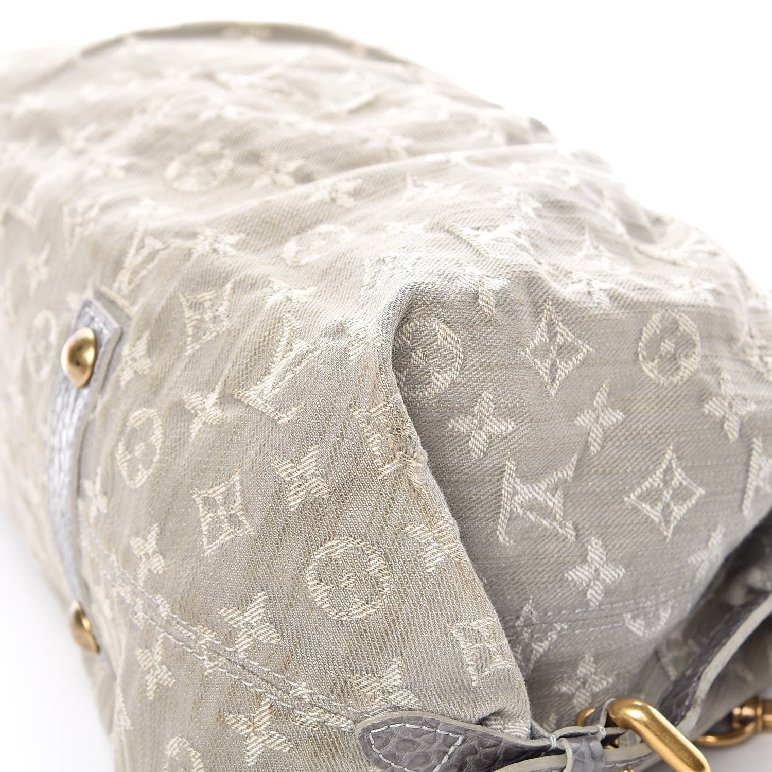 Louis Vuitton Denim Neo Cabby MM Grey 13 of 21