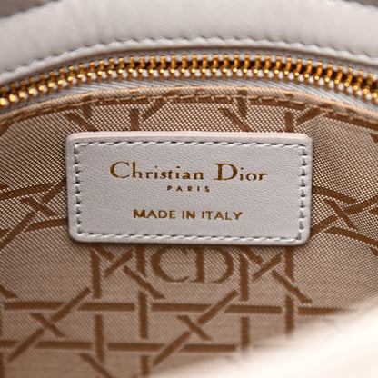 Christian Dior Lambskin Cannage Small Lady Dior Grey 5 of 11