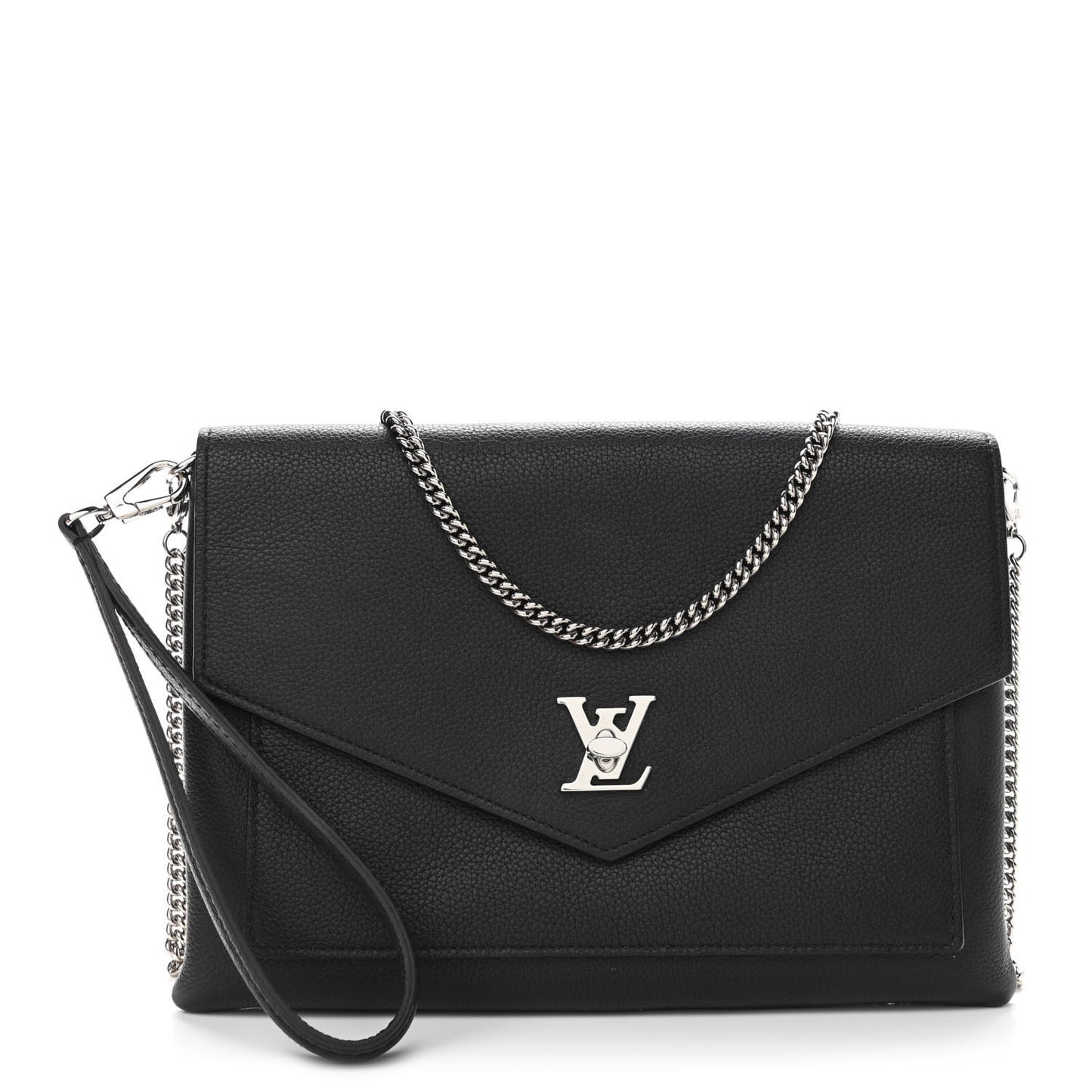 Soft Calfskin My Lockme Pochette Black