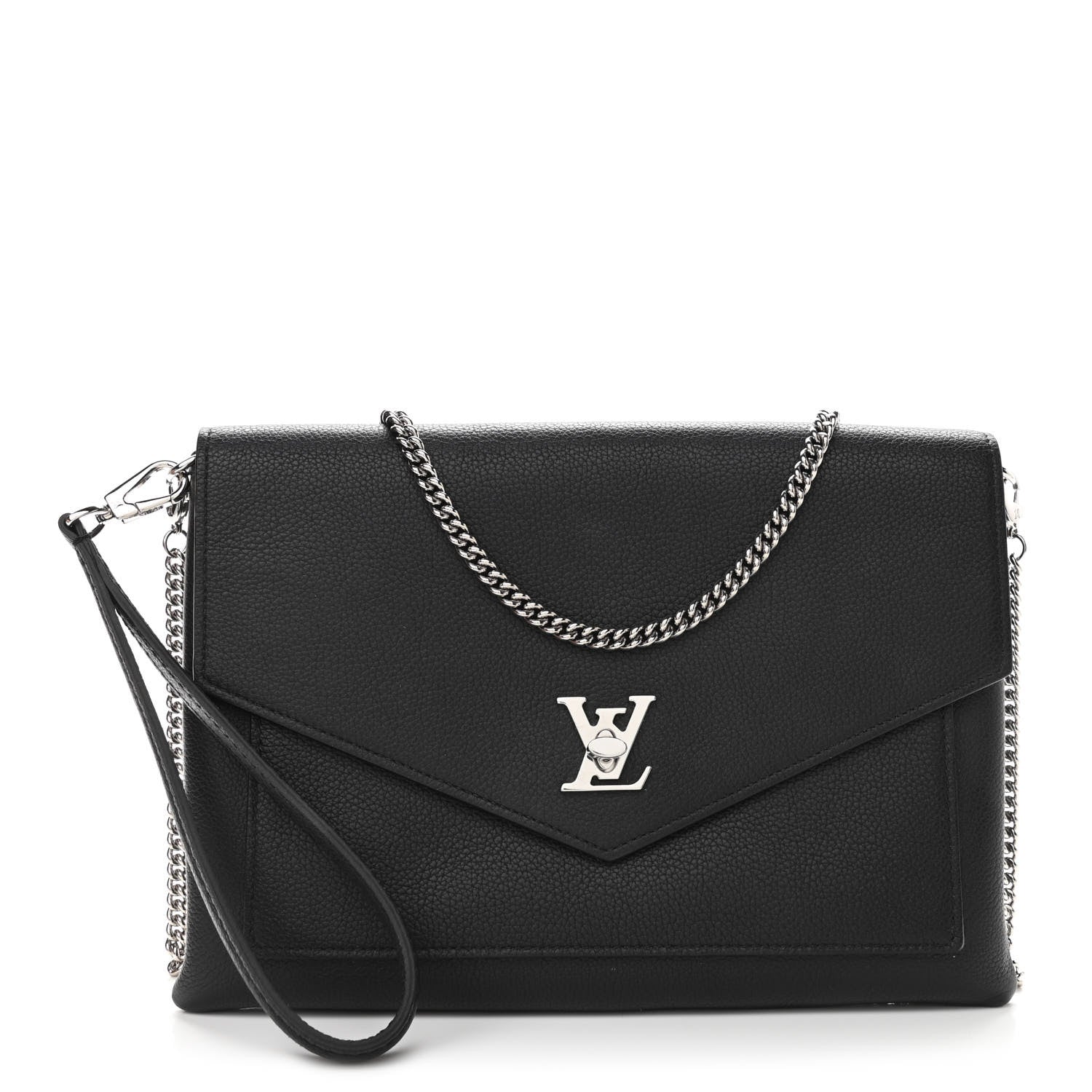 Louis Vuitton Soft Calfskin My Lockme Pochette Black 1 of 10