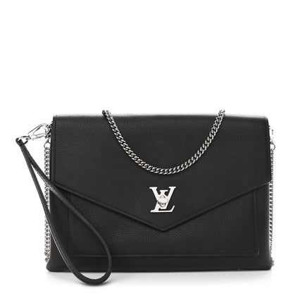 Louis Vuitton Soft Calfskin My Lockme Pochette Black 1 of 10