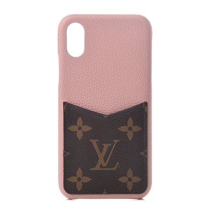 Louis Vuitton Monogram iPhone X XS Bumper Rose Poudre 1 of 6
