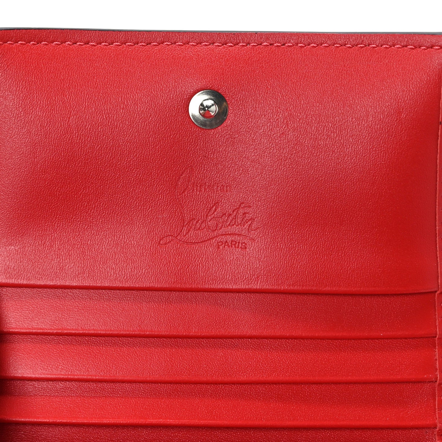 Calfskin Loubinthesky Panettone Palatin Wallet Ballerina