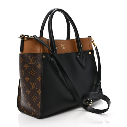 Louis Vuitton Calfskin Monogram On My Side Black 3 of 8