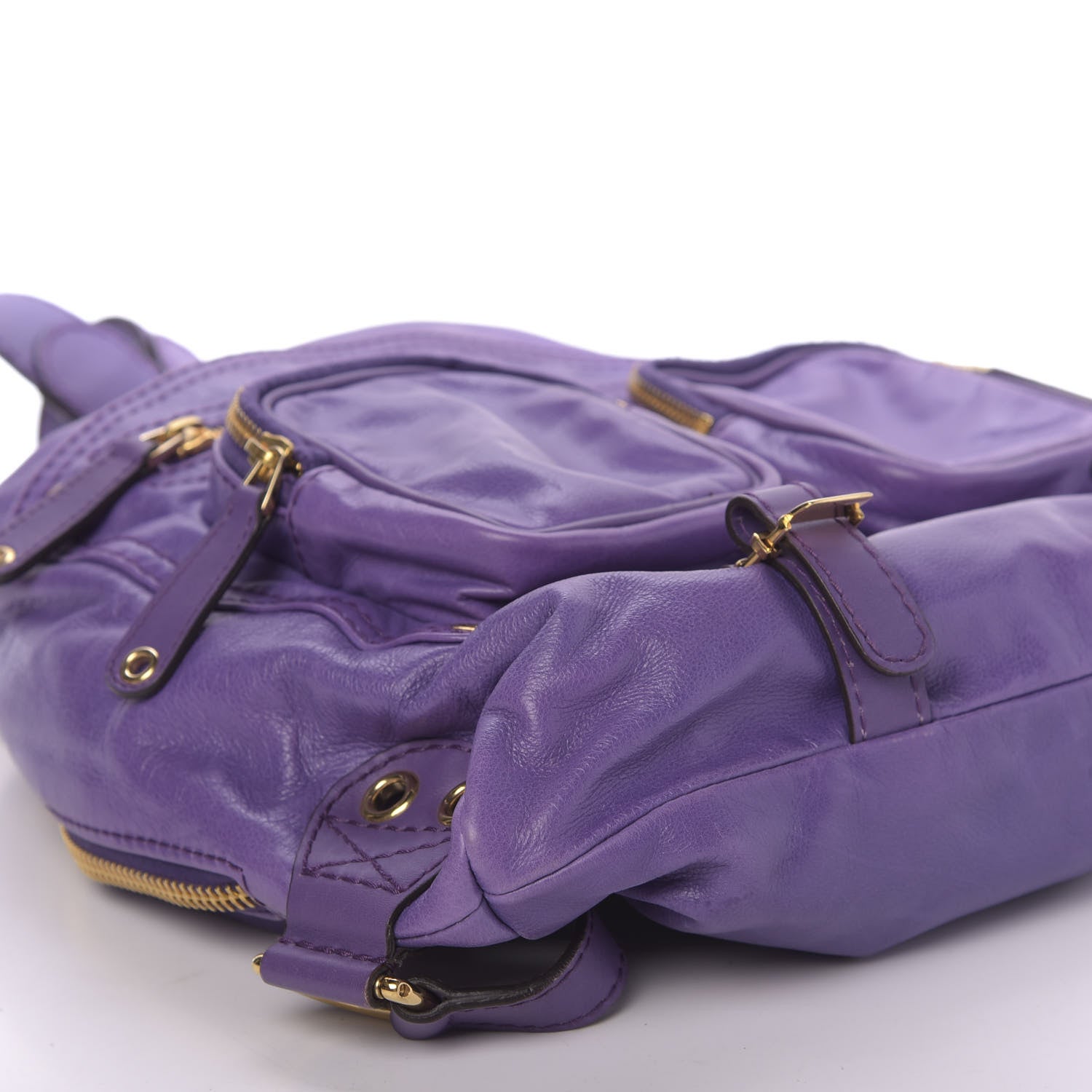 Gucci Calfskin Medium Darwin Convertible Backpack Purple 4 of 10