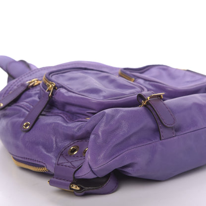Gucci Calfskin Medium Darwin Convertible Backpack Purple 4 of 10