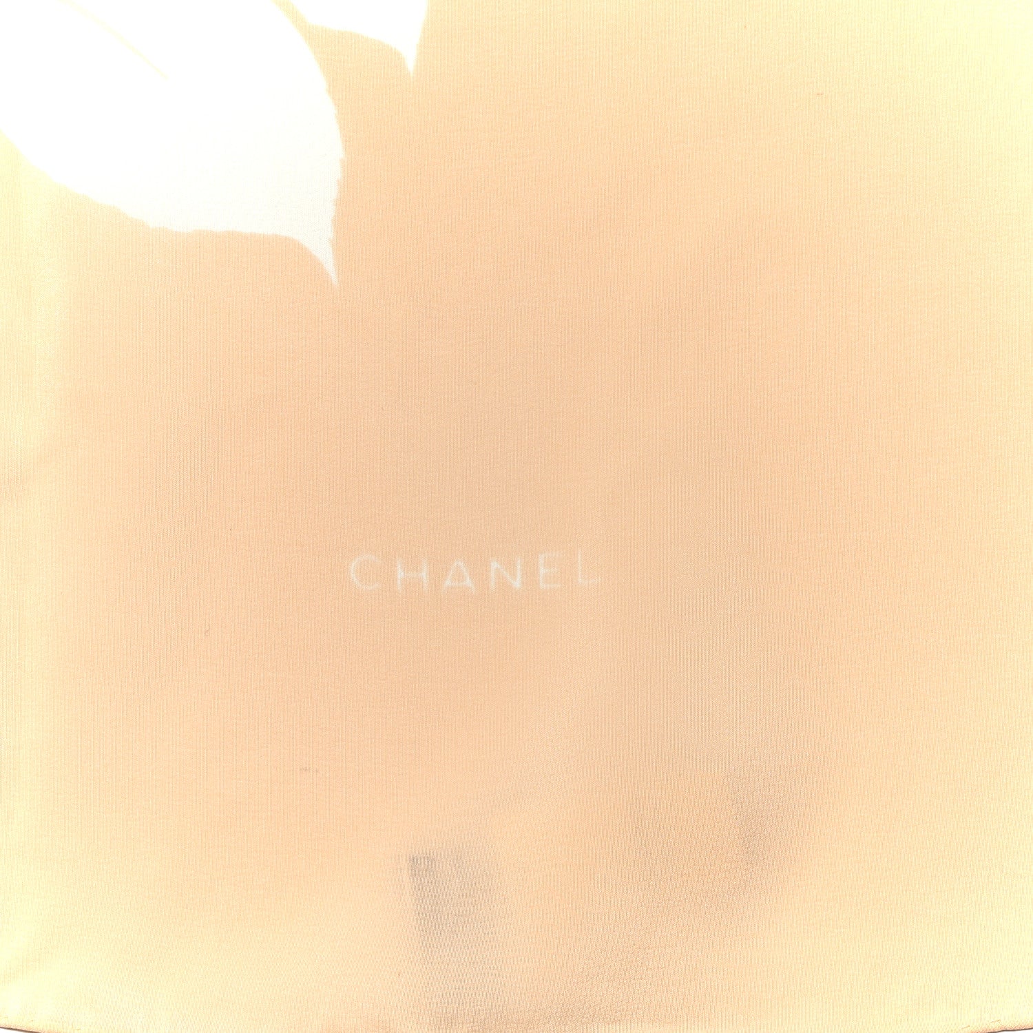 Chanel Silk Camellia Scarf Pink 2 of 3