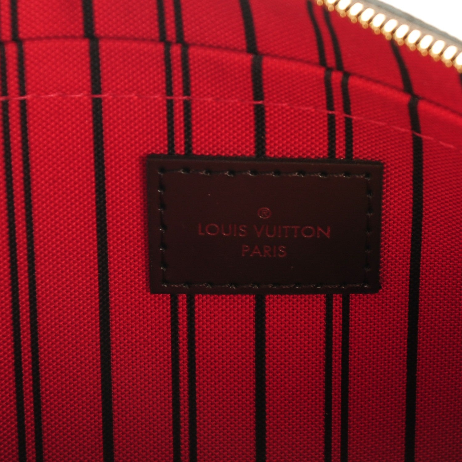 Louis Vuitton Damier Ebene Neverfull MM GM Pochette 6 of 8