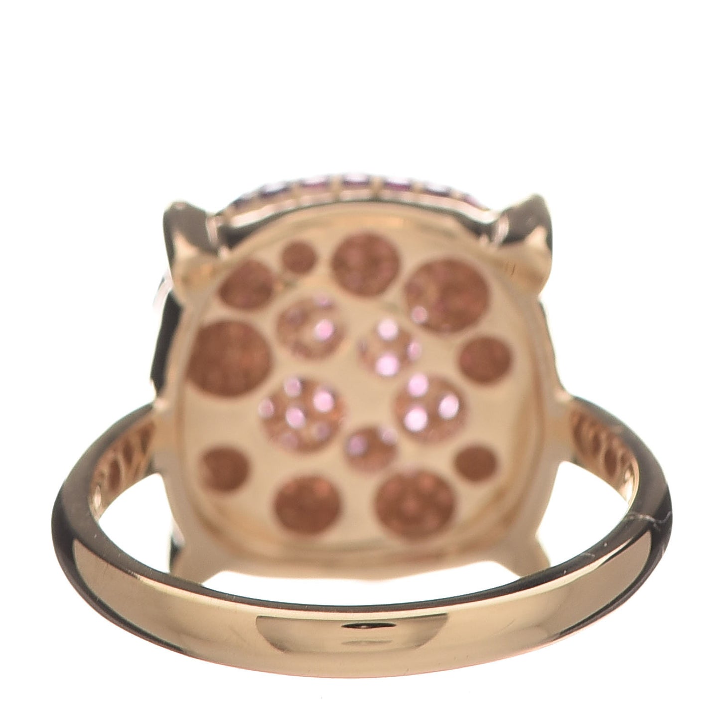 18K Yellow Gold Pink Sapphire 12mm Paloma Picasso Sugar Stacks Ring 49 5