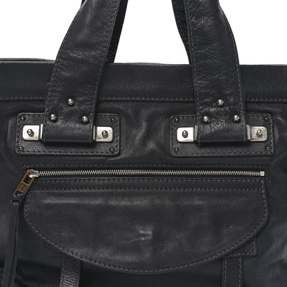 Chloe Calfskin Tracy Tote Full Blue 8 of 10