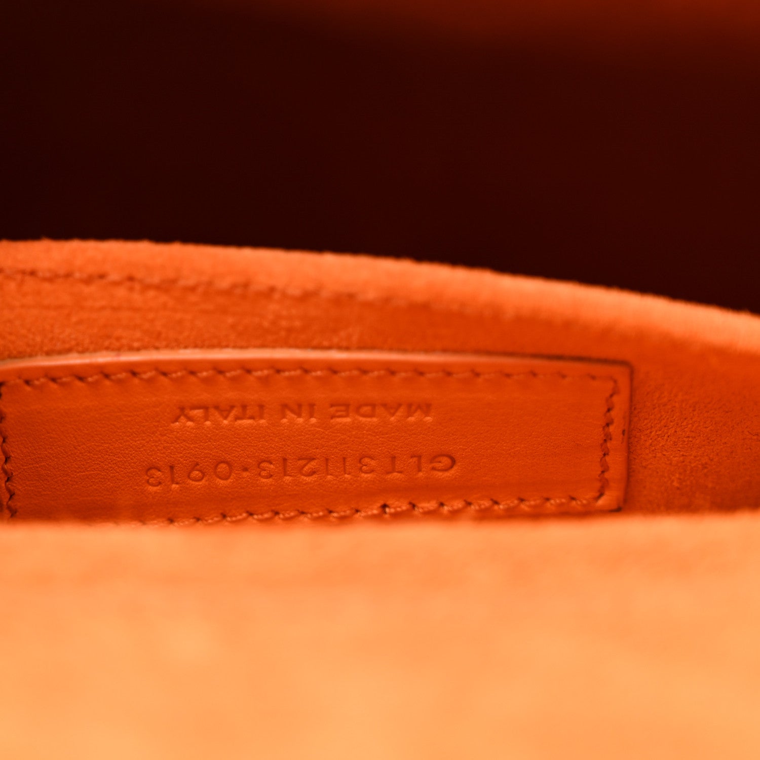 Saint Laurent Calfskin Classic Y Ligne Wallet Orange 7 of 13