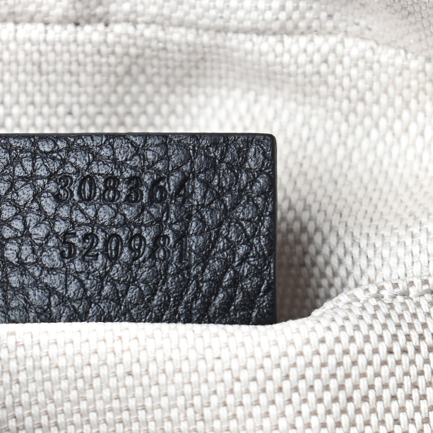 Pebbled Calfskin Small Soho Disco Bag Black
