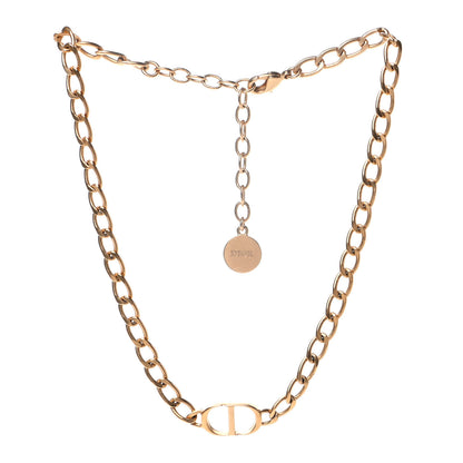 Christian Dior Metal Petit CD Choker Necklace Gold 2 of 4